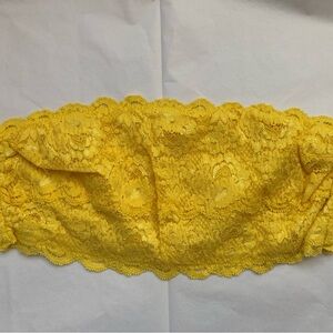 Cosabella Never Say Never Lace Bandeau Bra Top M